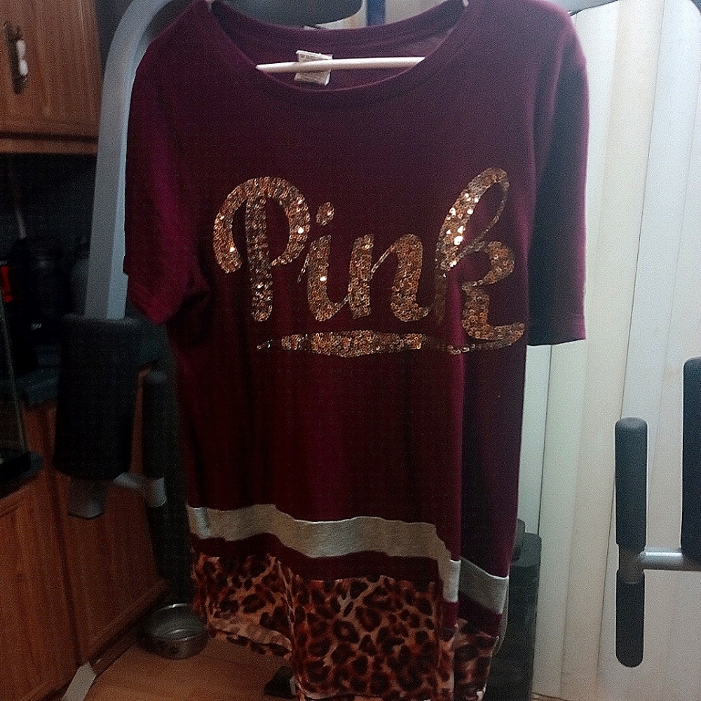 Pink bling tshirt